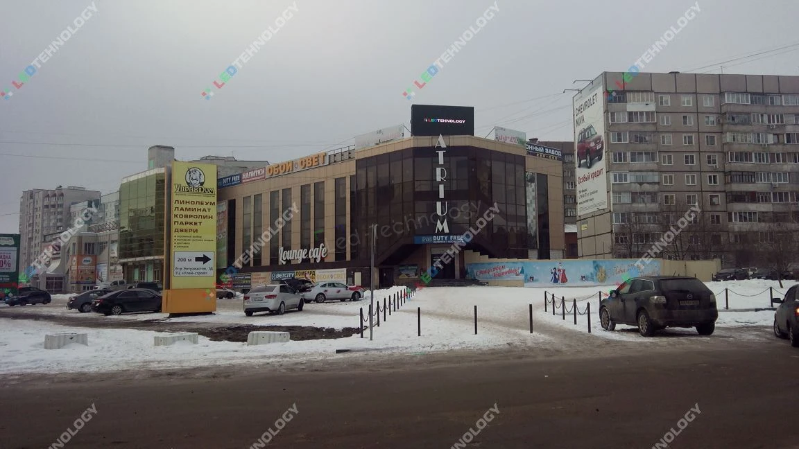 Внешний светодиодный экран для ТЦ «Атриум». Тамбов, фото 4