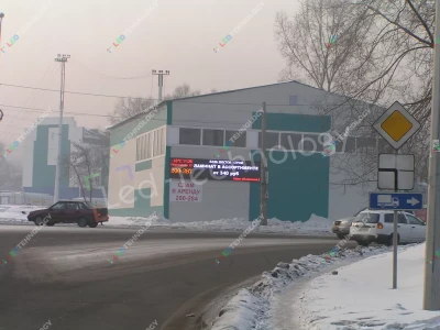 Цветной LED-дисплей на фасаде здания в Новокузнецке, фото 3