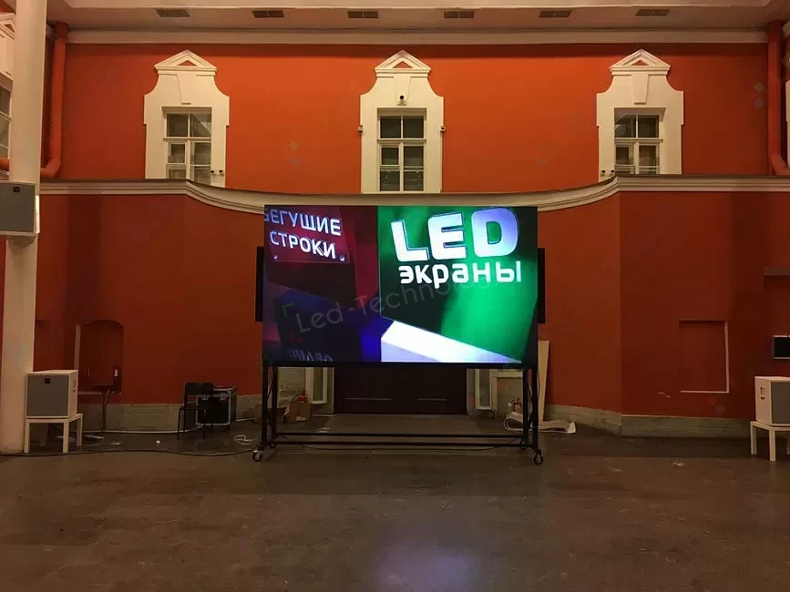 Установки внутреннего Led-экрана в Петропавловской крепости, фото 2