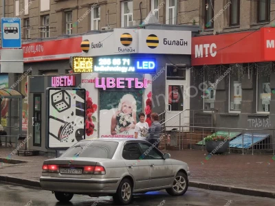 Светодиодная вывеска для цветочного магазина. Новосибирск, фото 3