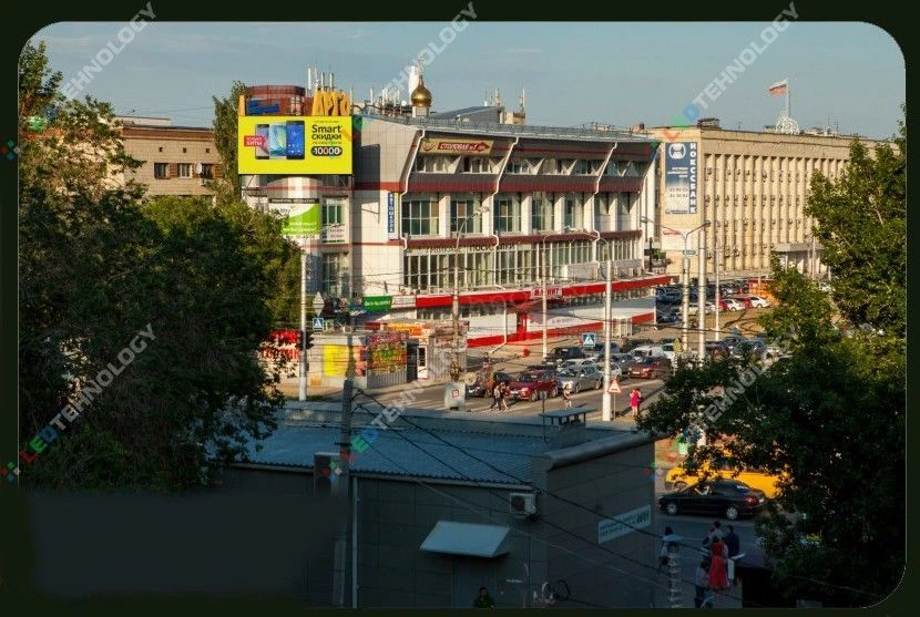 Светодиодный экран на замену билбордам. Волгоград, фото 2