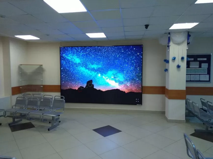 Установка светодиодного экрана в школе Санкт-Петербурга, фото 5