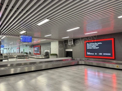 Современные технологии для пассажиров: LED-экраны в зоне выдачи багажа, фото 3