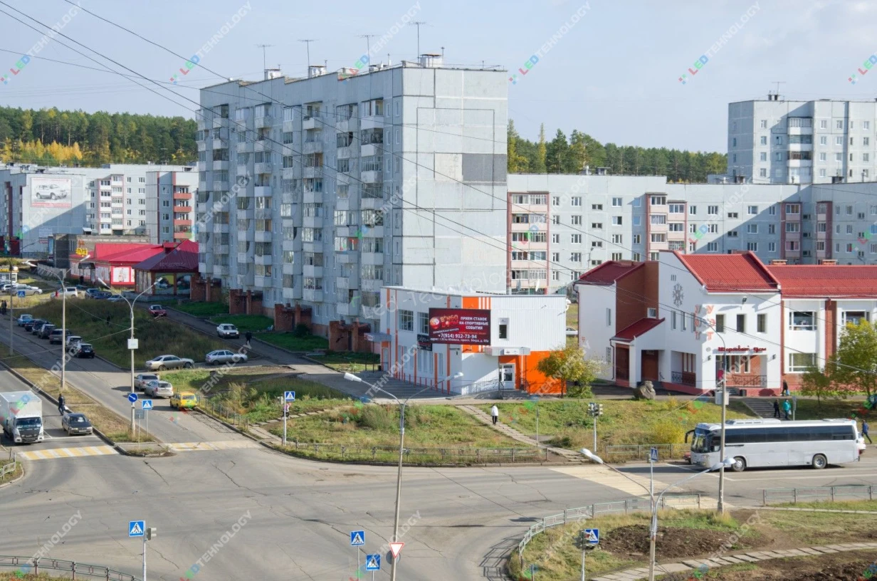 Led-экран для торгового комплекса в г. Усть-Илимск, фото 3
