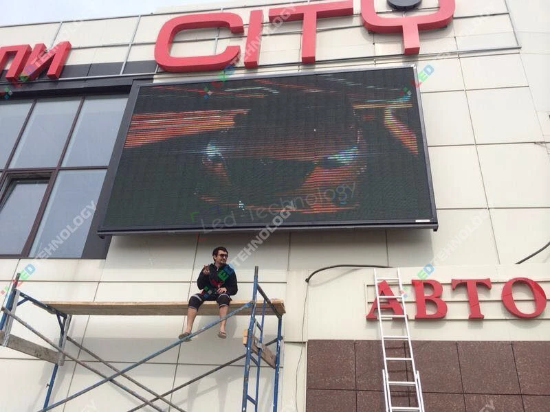 Светодиодный экран для торгового центра «City». Анапа, фото 3