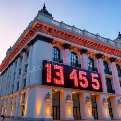 Бегущая строка для рекламы магазина «Буран» в Кемерово, фото 1