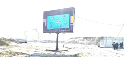 Установка светодиодного экрана на атомной электростанции, фото 4
