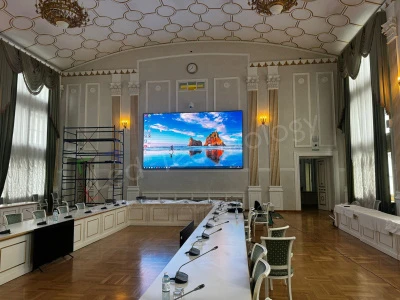 Установка внутреннего LED-экрана для Администрации Правительства Кузбасса, фото 2