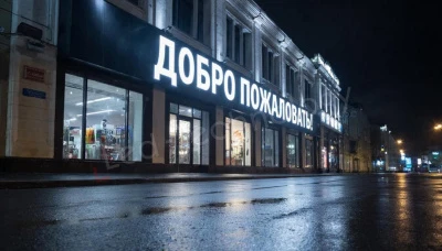 Бегущая строка для торгового дома «Заря» в Бийске, фото 1