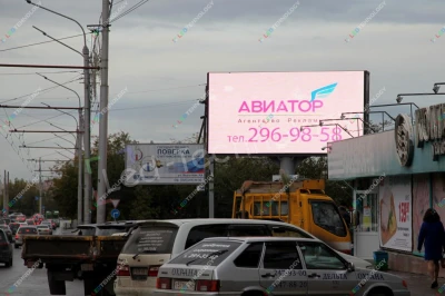 Внешний led-экран на билборде. Красноярск, фото 4