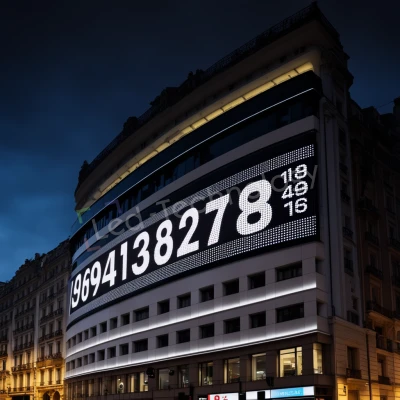 Бегущая строка для рекламы магазина «1000 мелочей», фото 1