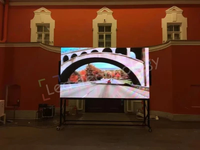 Установки внутреннего Led-экрана в Петропавловской крепости, фото 5