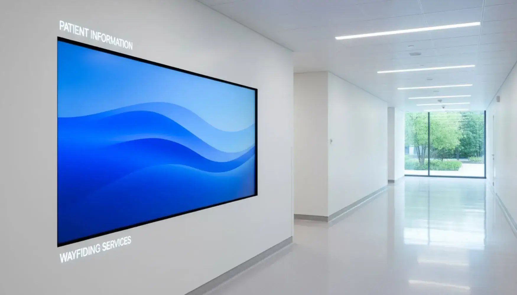 LED-экран с шагом P5 (внутренний) 384x16см