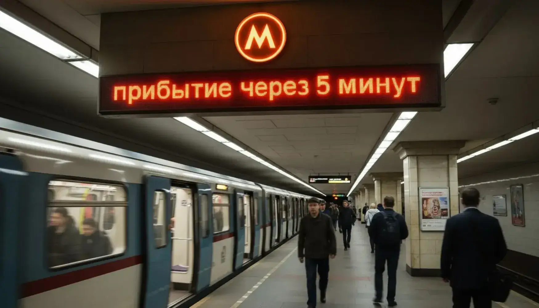 Красная бегущая строка 64x96см.