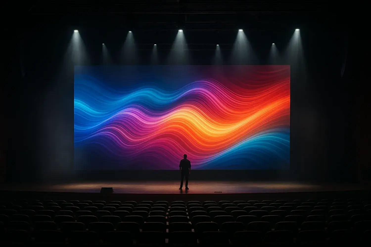 LED-экран с шагом P3.91 (уличный) 275x50см